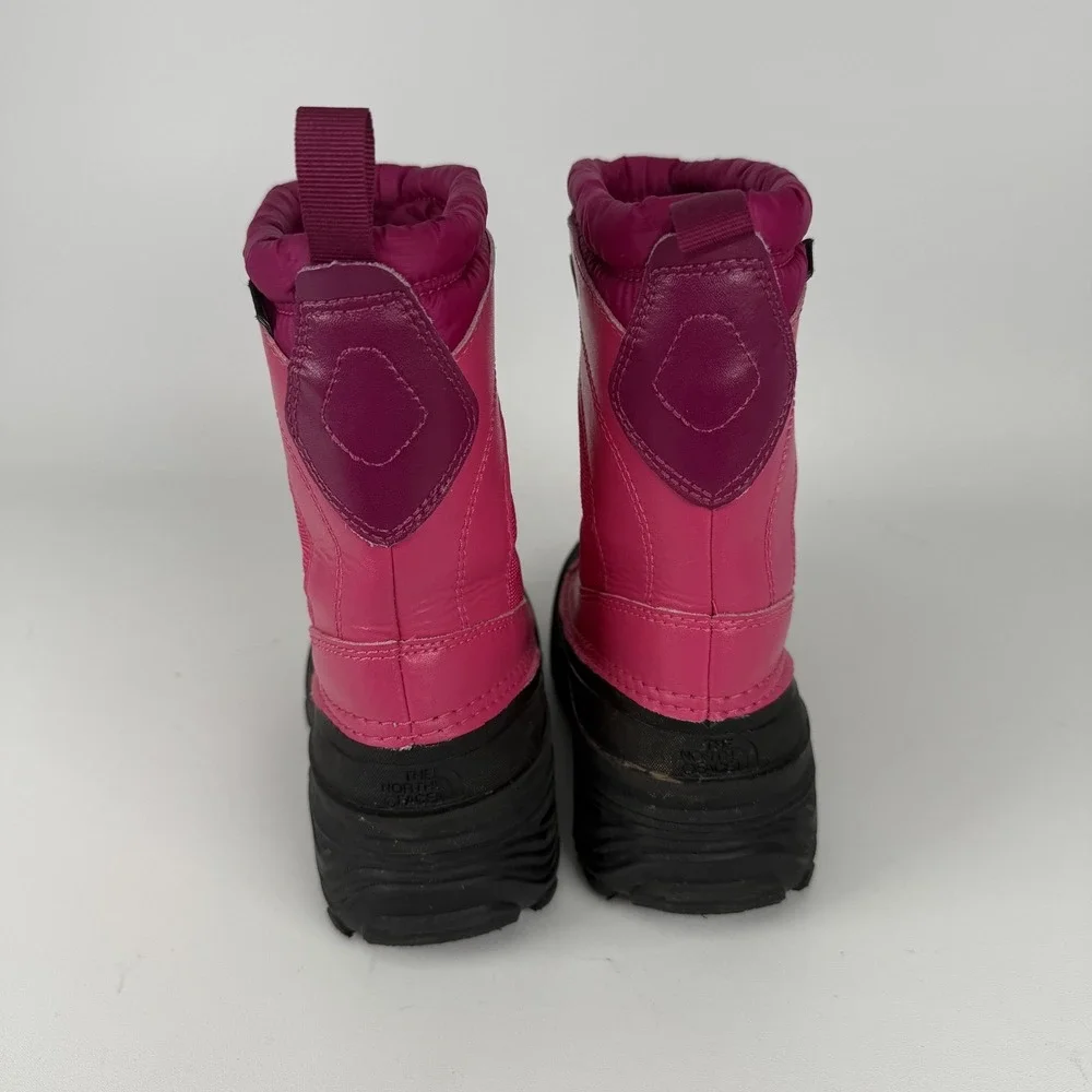 The‎ North Face Alpenglow IV Girls Winter Sz 1 Paradise Pink Snow Boots NF0A2T5P